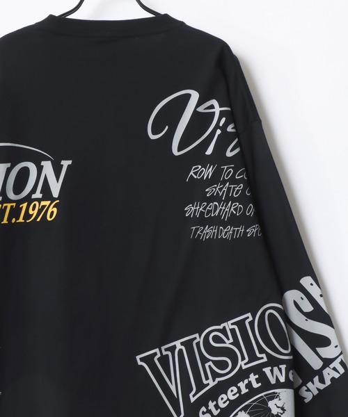 VISION STREET WEAR(ヴィジョンストリートウェア)の「VISION STREET WEAR/ヴィジョンストリートウェア オーバーサイズ グラフィック リンガー/総柄/バックプリント/フォト ロングスリーブTシャツ/ロンT/長袖 トップス プルオーバー/レディース メンズ(Tシャツ/カットソー・メンズ・ブラック系その他/ホワイト系その他2/ブラック系その他3/ブラック/ブラック系その他2/ホワイト/ホワイト系その他/ホワイト系その他3・M/L/LL)」の20枚目の写真