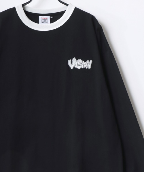 VISION STREET WEAR(ヴィジョンストリートウェア)の「VISION STREET WEAR/ヴィジョンストリートウェア オーバーサイズ グラフィック リンガー/総柄/バックプリント/フォト ロングスリーブTシャツ/ロンT/長袖 トップス プルオーバー/レディース メンズ(Tシャツ/カットソー・メンズ・ブラック系その他/ホワイト系その他2/ブラック系その他3/ブラック/ブラック系その他2/ホワイト/ホワイト系その他/ホワイト系その他3・M/L/LL)」の17枚目の写真
