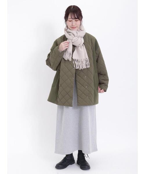 Samansa Mos2（サマンサ モスモス）の「キルティング切替ブルゾン