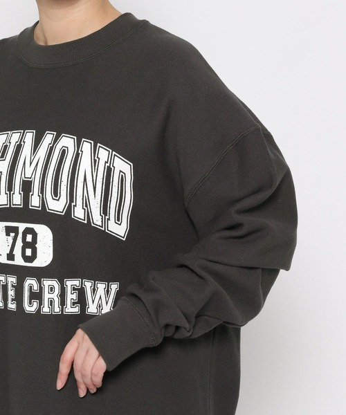 LOWRYS FARM（ローリーズファーム）の「スケートカレッジウラケ　990267（スウェット・レディース・グレー/アイボリー/チャコールグレー/ブルー・FREE）」の21枚目の写真