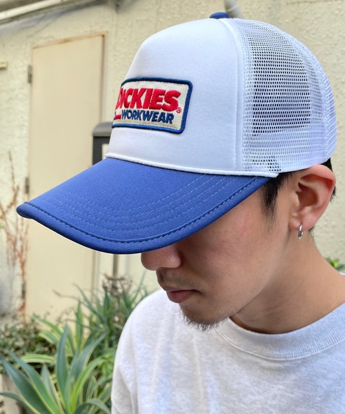 Dickies（ディッキーズ）の「【DICKIES】URETHANE WAPPEN MESHCAP/メッシュキャップ（キャップ・メンズ・ホワイト/ブラック/ブルー・FREE）」の9枚目の写真