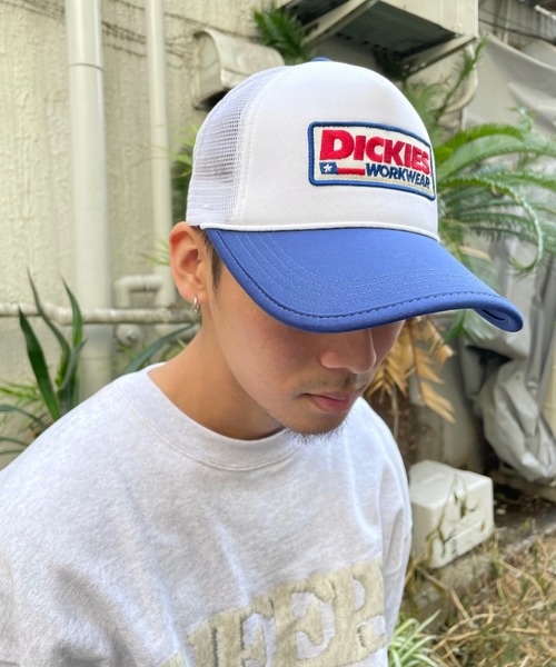Dickies（ディッキーズ）の「【DICKIES】URETHANE WAPPEN MESHCAP/メッシュキャップ（キャップ・メンズ・ホワイト/ブラック/ブルー・FREE）」の10枚目の写真