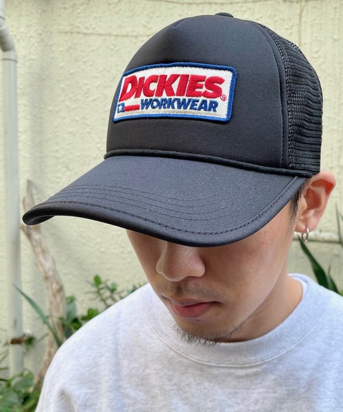 Dickies（ディッキーズ）の「【DICKIES】URETHANE WAPPEN MESHCAP/メッシュキャップ（キャップ・メンズ・ホワイト/ブラック/ブルー・FREE）」の5枚目の写真