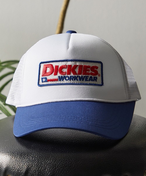 Dickies（ディッキーズ）の「【DICKIES】URETHANE WAPPEN MESHCAP/メッシュキャップ（キャップ・メンズ・ホワイト/ブラック/ブルー・FREE）」の12枚目の写真
