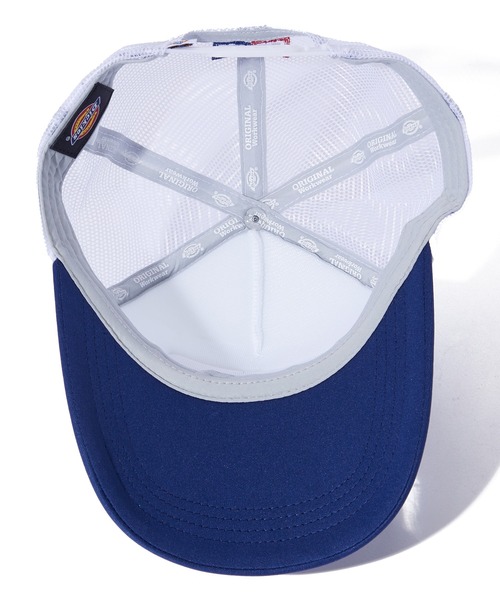 Dickies（ディッキーズ）の「【DICKIES】URETHANE WAPPEN MESHCAP/メッシュキャップ（キャップ・メンズ・ホワイト/ブラック/ブルー・FREE）」の19枚目の写真