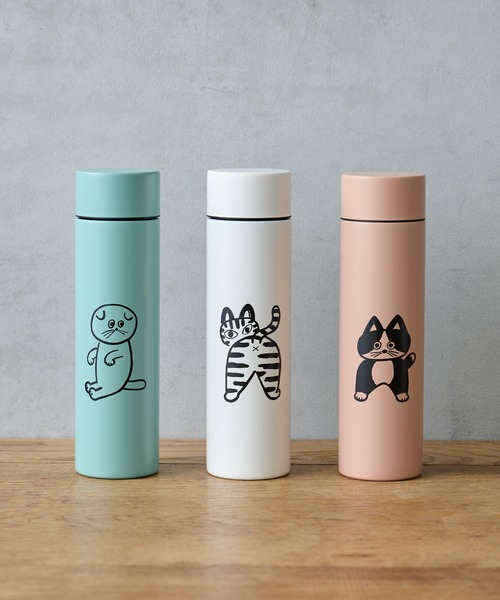 BIRTHDAY BAR（バースデイバー）の「【みやぎちか×BIRTHDAY BAR】パステルステンレスボトル（グラス/マグカップ/タンブラー・レディース・ピンク/ブルー/ホワイト・フリー）」の4枚目の写真