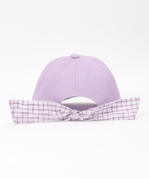 ikka（イッカ）の「【メディア紹介商品】後ろリボンキャップ（キャップ・キッズ・ベージュ/ミント/ライトパープル/ネイビー・FREE）」の7枚目の写真