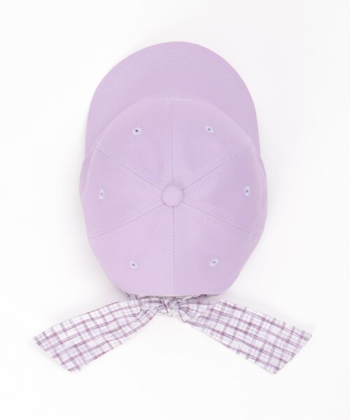 ikka（イッカ）の「【メディア紹介商品】後ろリボンキャップ（キャップ・キッズ・ベージュ/ミント/ライトパープル/ネイビー・FREE）」の14枚目の写真