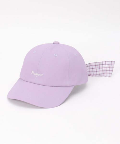 ikka（イッカ）の「【メディア紹介商品】後ろリボンキャップ（キャップ・キッズ・ベージュ/ミント/ライトパープル/ネイビー・FREE）」の16枚目の写真