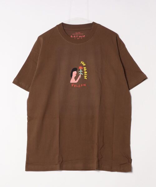VOLCOM(ボルコム)の「VOLCOM/ボルコム Tシャツ DESI A4312412(Tシャツ/カットソー・メンズ・ブラウン・M/L)」の2枚目の写真