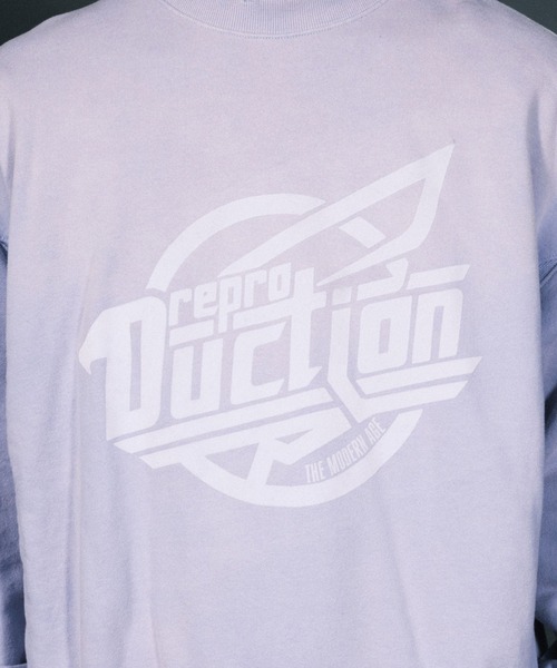 RePRODUCTION LABEL(リプロダクションレーベル)の「【ユニセックス】【RePRODUCTION LABEL / リプロダクションレーベル】サークルロゴオーバースウェット(スウェット・レディース・パープル/ブラック・FREE)」の13枚目の写真