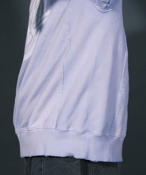 RePRODUCTION LABEL(リプロダクションレーベル)の「【ユニセックス】【RePRODUCTION LABEL / リプロダクションレーベル】サークルロゴオーバースウェット(スウェット・レディース・パープル/ブラック・FREE)」の15枚目の写真