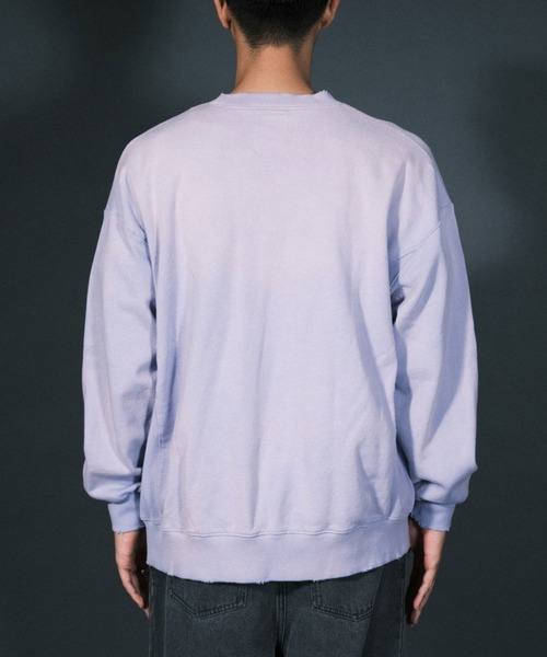 RePRODUCTION LABEL(リプロダクションレーベル)の「【ユニセックス】【RePRODUCTION LABEL / リプロダクションレーベル】サークルロゴオーバースウェット(スウェット・レディース・パープル/ブラック・FREE)」の12枚目の写真