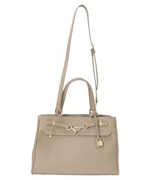 YECCA VECCA（イェッカヴェッカ）の「ベルトデザイントートバッグ（トートバッグ・レディース・ブラック/ベージュ・FREE）」の22枚目の写真