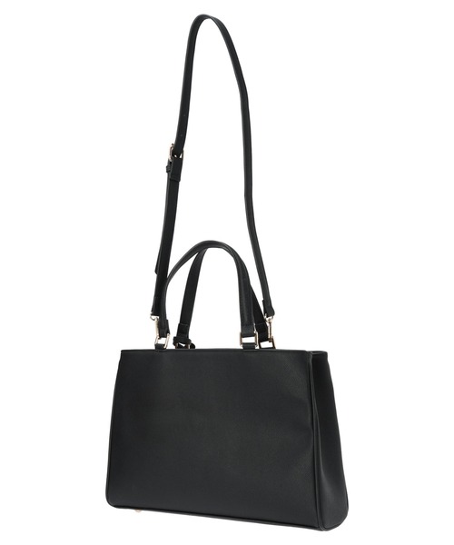 YECCA VECCA（イェッカヴェッカ）の「ベルトデザイントートバッグ（トートバッグ・レディース・ブラック/ベージュ・FREE）」の7枚目の写真