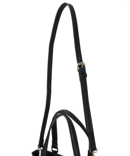 YECCA VECCA（イェッカヴェッカ）の「ベルトデザイントートバッグ（トートバッグ・レディース・ブラック/ベージュ・FREE）」の9枚目の写真