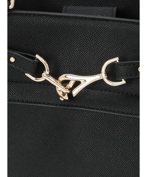 YECCA VECCA（イェッカヴェッカ）の「ベルトデザイントートバッグ（トートバッグ・レディース・ブラック/ベージュ・FREE）」の10枚目の写真