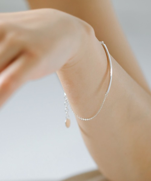 Ops.（オプス）の「ブレスレット レディース ゴールド シルバー925 金属アレルギー対応【Tigo  ティゴ】（ブレスレット・レディース・シルバー系その他/イエローゴールド/ゴールド系その他/シルバー・ONE SIZE）」の5枚目の写真