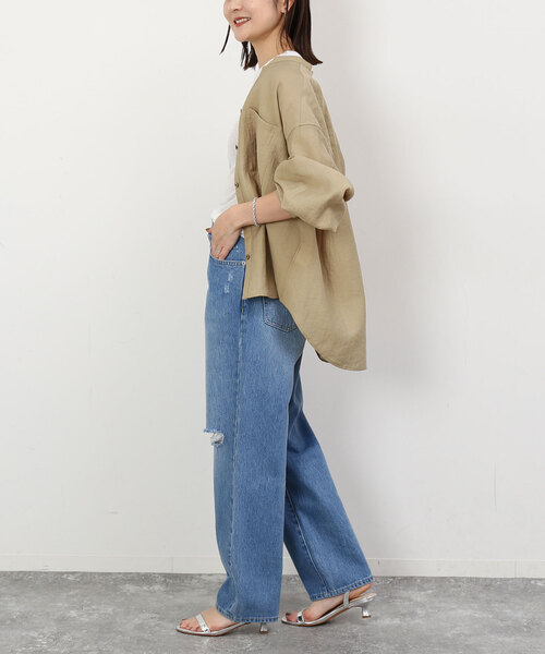 SLOBE IENA（スローブイエナ）の「ダブルポケットスキッパーシャツ 