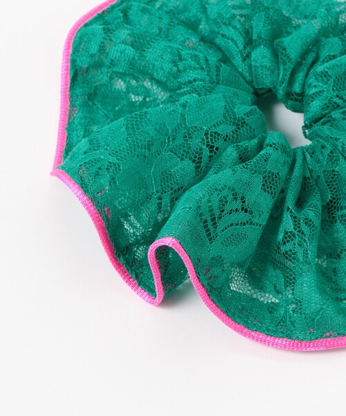 Ray BEAMS（レイビームス）の「Ray BEAMS / バイカラー レース シュシュ（その他ヘアアクセサリー・レディース・ブルー系その他2/グリーン/レッド系その他3・ONE SIZE）」の7枚目の写真