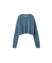styling/  スタイリング　バックショートニットプルオーバー styling/（スタイリング）の「シアーニットプルオーバー（ニット