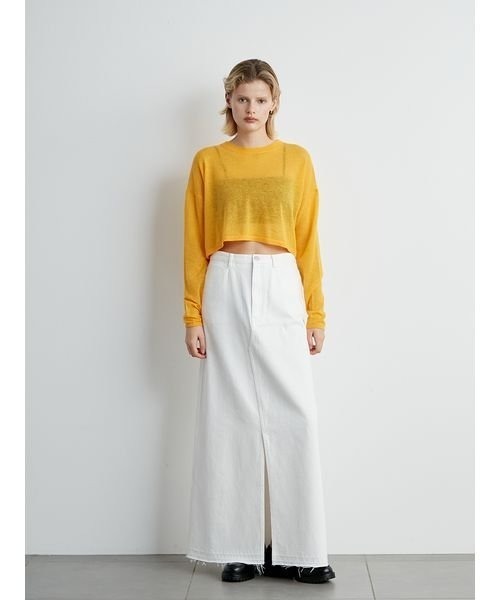 styling/（スタイリング）の「シアーニットプルオーバー（ニット