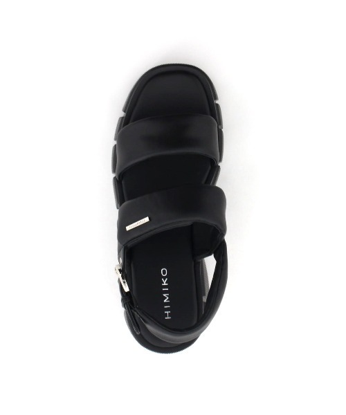 HIMIKO（ヒミコ）の「【HIMIKO】厚底パデットサンダル/641220（サンダル・レディース・ブラック/アイボリー/ボルドー・22.5cm/23.0cm/23.5cm/24.0cm/24.5cm/25.0cm/22.0cm/25.5cm/21.5cm/26.0cm/26.5cm）」の4枚目の写真