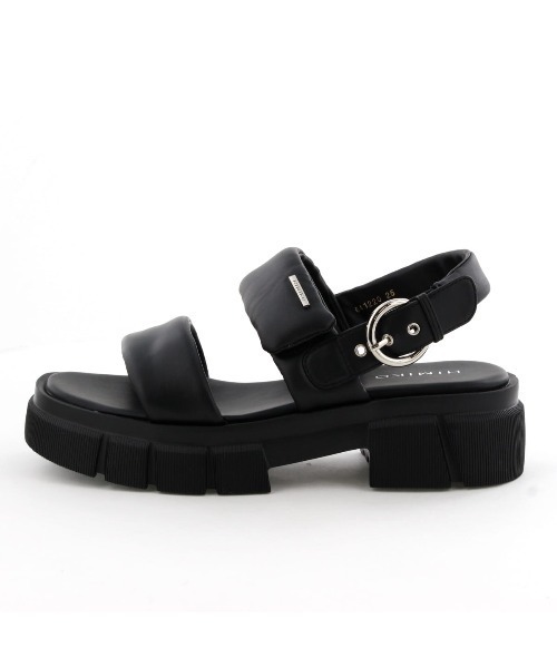 HIMIKO（ヒミコ）の「【HIMIKO】厚底パデットサンダル/641220（サンダル・レディース・ブラック/アイボリー/ボルドー・22.5cm/23.0cm/23.5cm/24.0cm/24.5cm/25.0cm/22.0cm/25.5cm/21.5cm/26.0cm/26.5cm）」の7枚目の写真