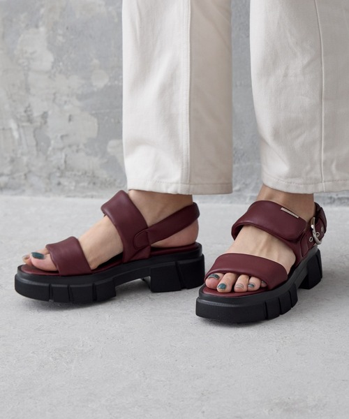 HIMIKO（ヒミコ）の「【HIMIKO】厚底パデットサンダル/641220（サンダル・レディース・ブラック/アイボリー/ボルドー・22.5cm/23.0cm/23.5cm/24.0cm/24.5cm/25.0cm/22.0cm/25.5cm/21.5cm/26.0cm/26.5cm）」の22枚目の写真