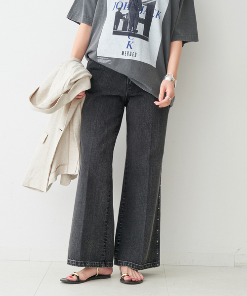 パンツ 51/2 FLARE-LINE STUDS DENIM Spick & Span（スピックアンドスパン）の「51/2 FLARE-LINE