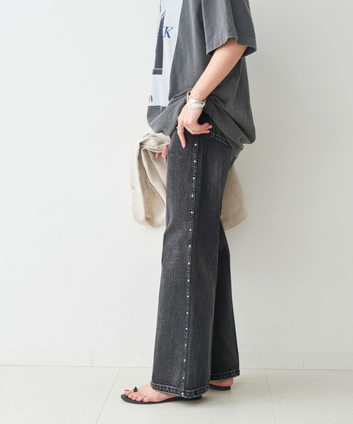 パンツ 51/2 FLARE-LINE STUDS DENIM Spick & Span（スピックアンドスパン）の「51/2 FLARE-LINE