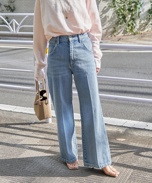 Spick & Span(スピックアンドスパン)の「51/2 FLARE-LINE STUDS DENIM(デニムパンツ・レディース・ブラック/ブルー系その他・26/27/28/29)」の12枚目の写真