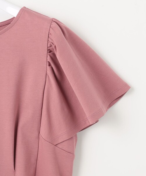 ANY SIS(エニィスィス)の「【接触冷感】美人 フリルスリーブ カットソー(Tシャツ/カットソー・レディース・ブラック系/ピンク系/ダークグリーン系/ホワイト系/ライラック系/ダルブルー系・0)」の17枚目の写真