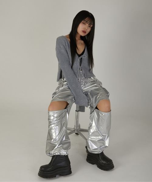 パンツ led.tokyo  2WAY LLIC CARGO PANTS led.tokyo（レッドトウキョウ）の「【led.tokyo】2WAY METALLIC