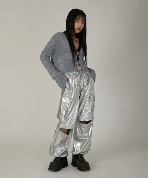 パンツ led.tokyo PLEATS HALF PANTS セール】【led.tokyo】LAYERED TUCK PANTS/レイヤードタック