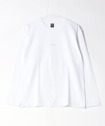 コットン天竺 / メッセージプリント バックプリント クルーネック ロンTee（長袖）