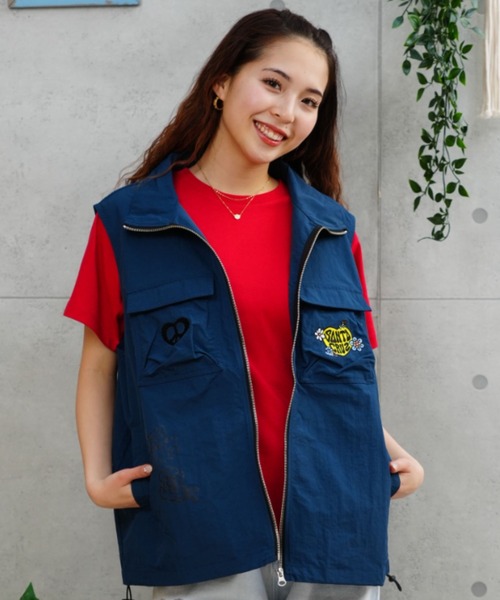 SANTA CRUZ(サンタクルーズ)の「【ムラサキスポーツ限定】SANTACRUZ/サンタクルーズ ベストジャケット 薄手 502241231(ベスト・レディース・チャコール/アーミー/ブルー・M/L)」の13枚目の写真