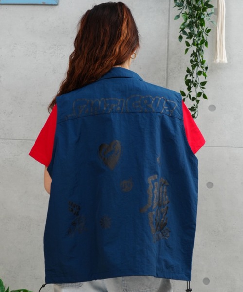 SANTA CRUZ(サンタクルーズ)の「【ムラサキスポーツ限定】SANTACRUZ/サンタクルーズ ベストジャケット 薄手 502241231(ベスト・レディース・チャコール/アーミー/ブルー・M/L)」の14枚目の写真