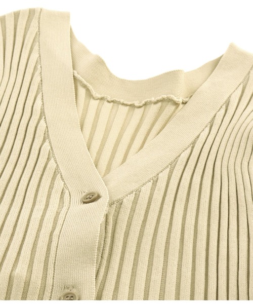 Settimissimo（セッティミッシモ）の「マルチボーダーヘム 2WAY ニットロングワンピース（ワンピース・レディース・ブラック/ベージュ・38）」の19枚目の写真