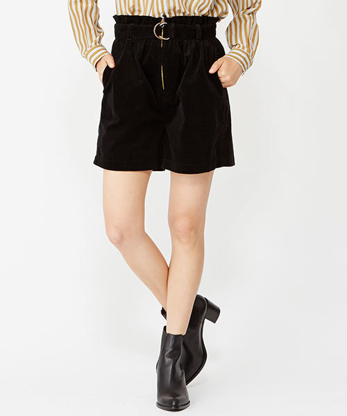 HELIOPOLE（エリオポール）の「ピケ起毛製品染めショートパンツ（その他パンツ・レディース・キャメル/ブラック・36）」の16枚目の写真