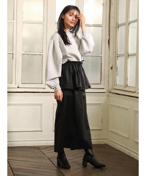 Sugar spoon（シュガースプーン）の「・SUGAR　SPOON　3wayペプラムスカート（スカート・レディース・カーキ/ブラック/ピンク・FREE）」の16枚目の写真