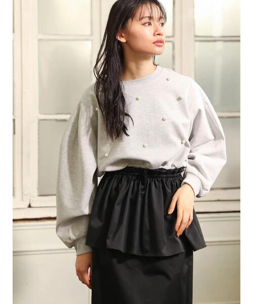 Sugar spoon（シュガースプーン）の「・SUGAR　SPOON　3wayペプラムスカート（スカート・レディース・カーキ/ブラック/ピンク・FREE）」の17枚目の写真