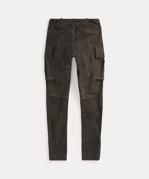 RRL(ダブル アール エル)の「スキニー スエード カーゴ パンツ(カーゴパンツ・レディース・ブラック系1・25/24/28/27/26)」の8枚目の写真