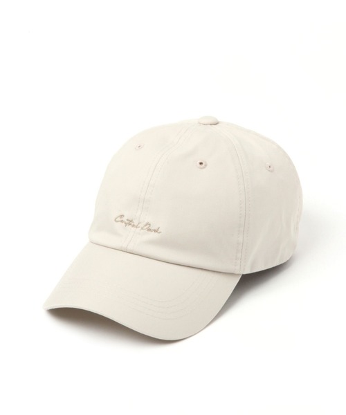 GLOBAL WORK(グローバルワーク)の「UVカット刺繍ロゴCAP/104041(キャップ・レディース・ベージュ系2/アイボリー系5/アイボリー系8/グリーン系5/ネイビー×ホワイト/ブラック系9・ONE SIZE)」の4枚目の写真