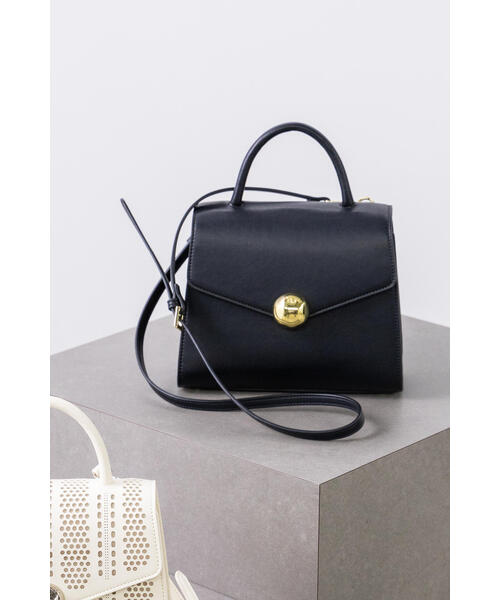 JILL STUART（ジルスチュアート）の「◆ビーンズフラップＢＡＧ（ハンドバッグ・レディース・ホワイト/ブラック・ﾌﾘ-）」の3枚目の写真