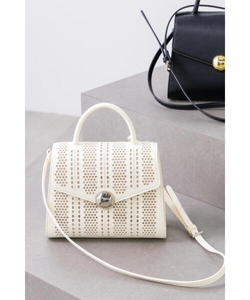 JILL STUART（ジルスチュアート）の「◆ビーンズフラップＢＡＧ（ハンドバッグ・レディース・ホワイト/ブラック・ﾌﾘ-）」の15枚目の写真