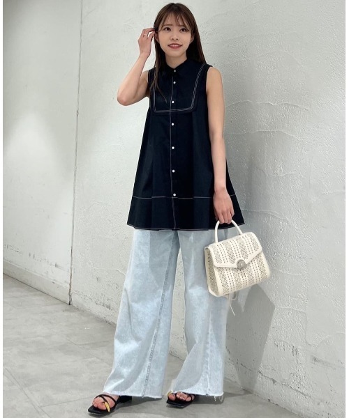 JILL STUART（ジルスチュアート）の「◆ビーンズフラップＢＡＧ（ハンドバッグ・レディース・ホワイト/ブラック・ﾌﾘ-）」の22枚目の写真