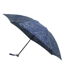 LANVIN COLLECTION 折りたたみ傘 サックスブルー 折りたたみ傘 サテンプリント（折りたたみ傘）｜LANVIN en Bleu