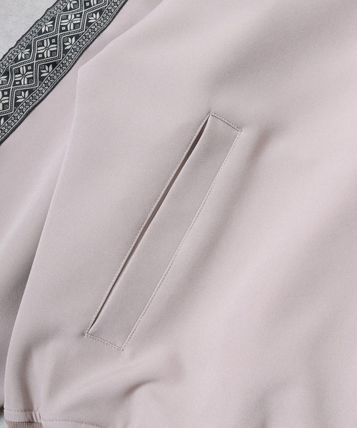 FUNALIVE(ファンアライブ)の「ポリストレッチ ジャガードライン トラックジャケット(ブルゾン・メンズ・ブラック/ベージュ/カーキ・M/L/XL)」の22枚目の写真