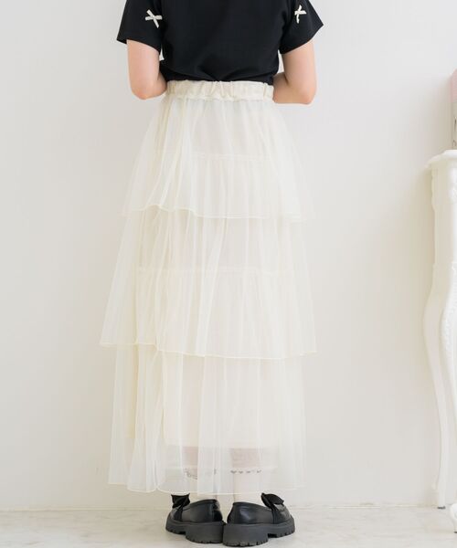 ems excite（エムズエキサイト）の「アソートチュールティアードSK（スカート・レディース・ホワイト系その他/ブルー/ブラック・FREE）」の12枚目の写真